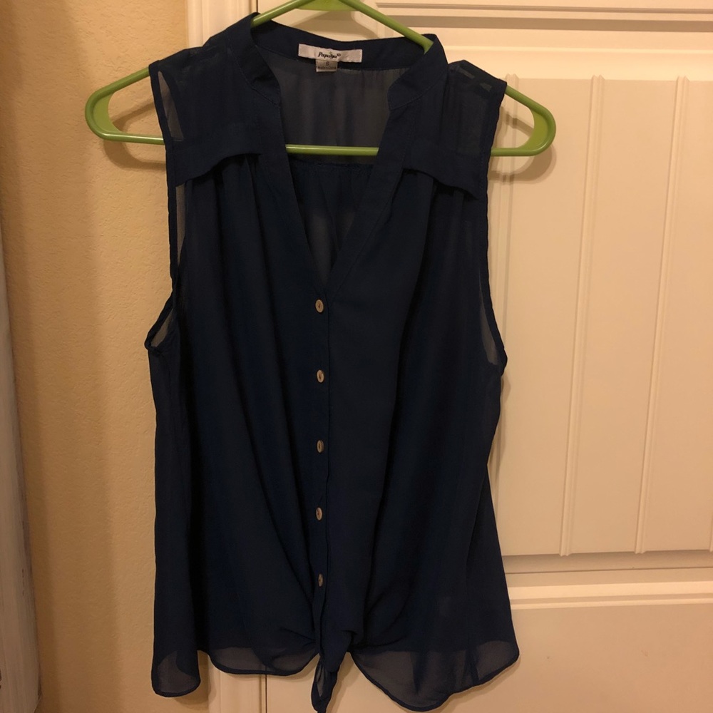 Tie tank top